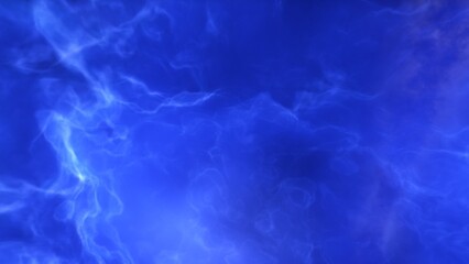 A blue and purple space background with stars and a galaxy