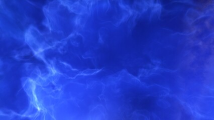 A blue and purple space background with stars and a galaxy