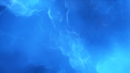 A blue and purple space background with stars and a galaxy