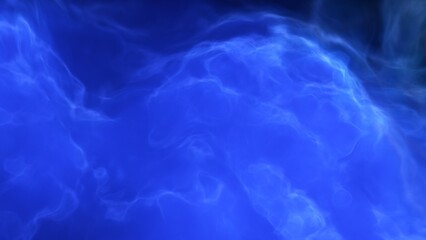 A blue and purple space background with stars and a galaxy