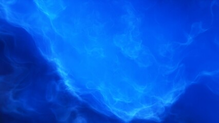 A blue and purple space background with stars and a galaxy