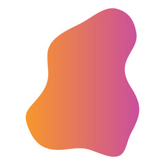 Liquid Fluid Gradient random organic shapes