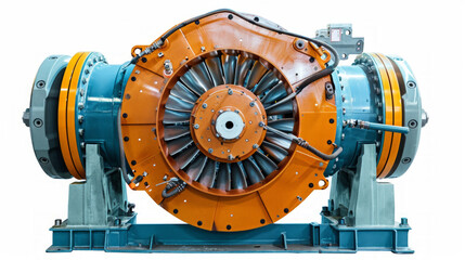 Generator Excitation Systems: Systems for providing electrical excitation to generator windings isolated on white background