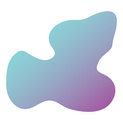 Liquid Fluid Gradient random organic shapes