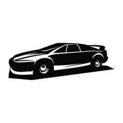 Obraz premium vintage car 1976 Lotus Spirit. received black. best for badges, emblems. available in eps 10