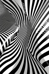 black and white modern geometric abstract background