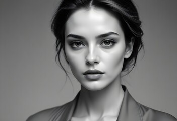 Fototapeta premium Photos of beautiful women wearing high-end clothing