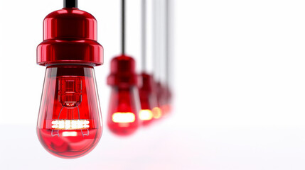 Obraz premium Emergency Lighting Systems: Systems for providing illumination during power outages isolated on white background