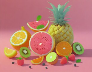 fruits and vegetables generation ai