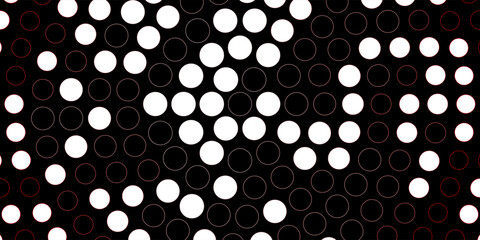Dark Orange vector backdrop with dots.