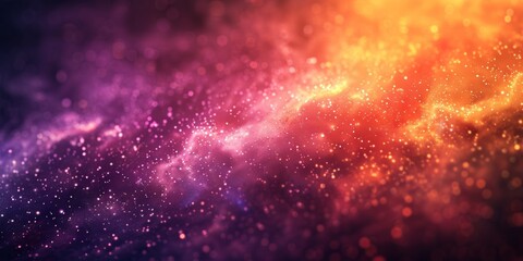 Obraz premium Abstract orange and purple wavy light background.