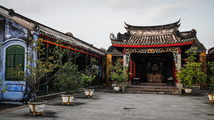 The architecture of Hoi An in Northern Vietnam