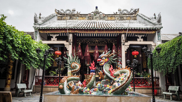 The architecture of Hoi An in Northern Vietnam