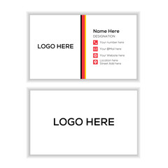 Modern and creative business card