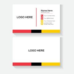 Modern and creative business card