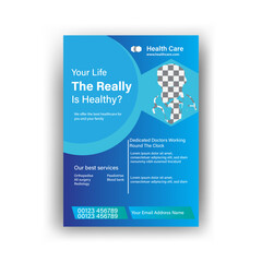 Obraz premium Medical Flyer Templates, Medical Healthcare Flyer Template