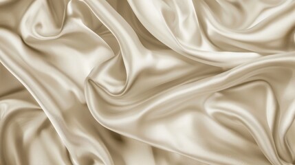 Obraz premium A piece of smooth and silky pale brown fabric pattern background