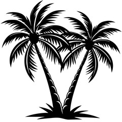 palm tree silhouette