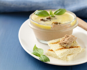 homemade organic chicken liver pate