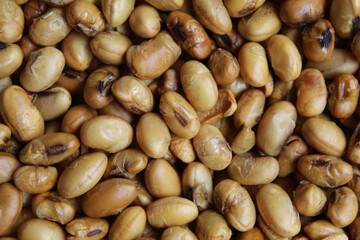 Background of fried soy bean