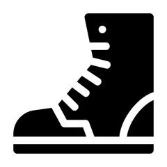 Boot Glyph Icon Vector