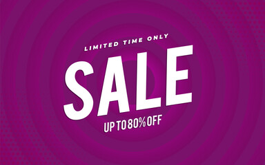 sale banner template.purple
background