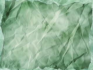 Fototapeta premium Soft Pastel Green Paper Texture Background for Calm and Serene Designs