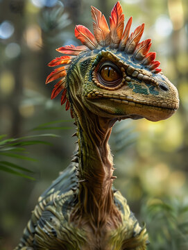 Dinosaurio Dilophosaurus wetherilli