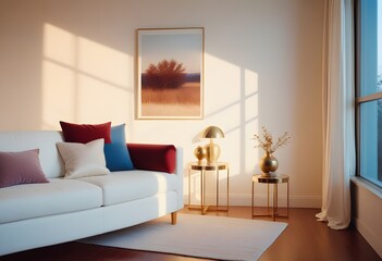 white and gold theme modern interior design