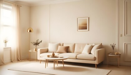 white and gold theme modern interior design