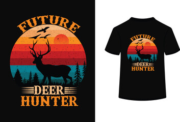 Future deer hunter t-shirt design.