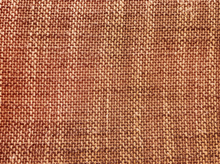 Photo of an old retro realistic twill fabric in shades of brown and gray
