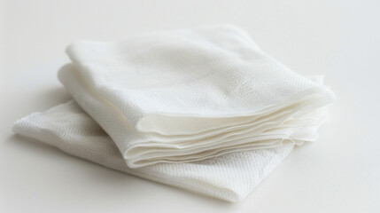Glass scratch removal cloths for applying scratch removal compounds isolated on white background