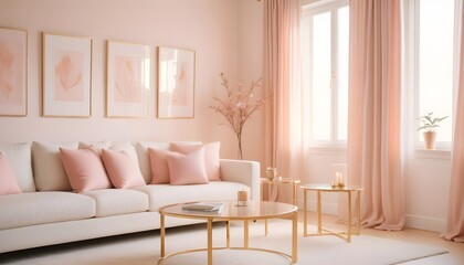 white and gold theme modern interior design