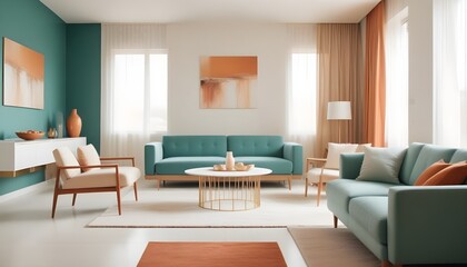 white and gold theme modern interior design