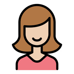 Female student icon