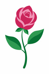  Pink Roses rose vector silhouette