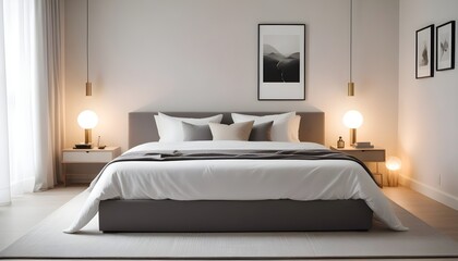 white and gold theme modern interior design