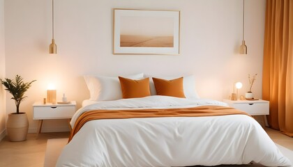 white and gold theme modern interior design