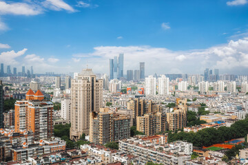 Modern Urban Skyline on a Clear Day
