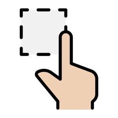 Obraz premium Selection icon