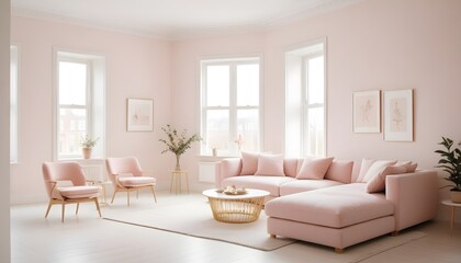 white and gold theme modern interior design