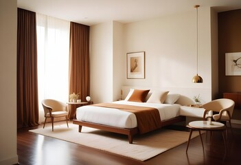 white and gold theme modern interior design