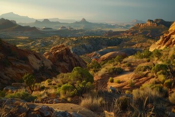 Sunset Over the Red Rock Canyons