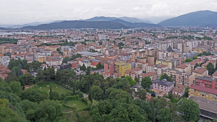 Obraz premium Brescia, partial view, Lombardiy, Italy, Europe