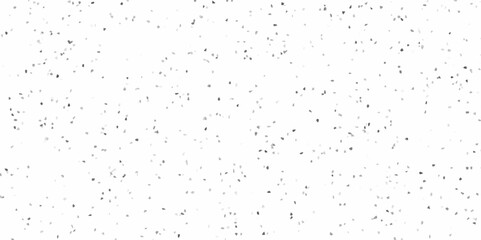 Abstract Chaotic black star bokeh on and isolated white background. starry sky. black spots on white background, black drops and spots. 