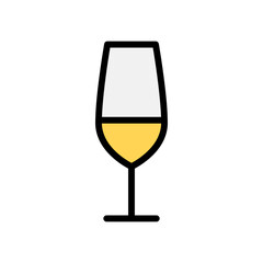 Champagne, wine icon