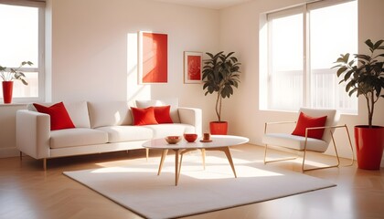 white and gold theme modern interior design