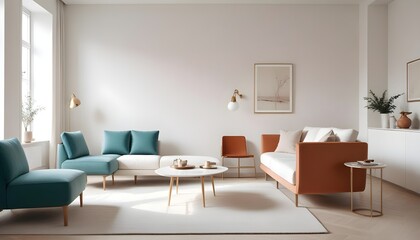 white and gold theme modern interior design