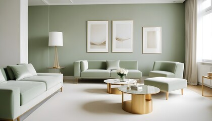 white and gold theme modern interior design